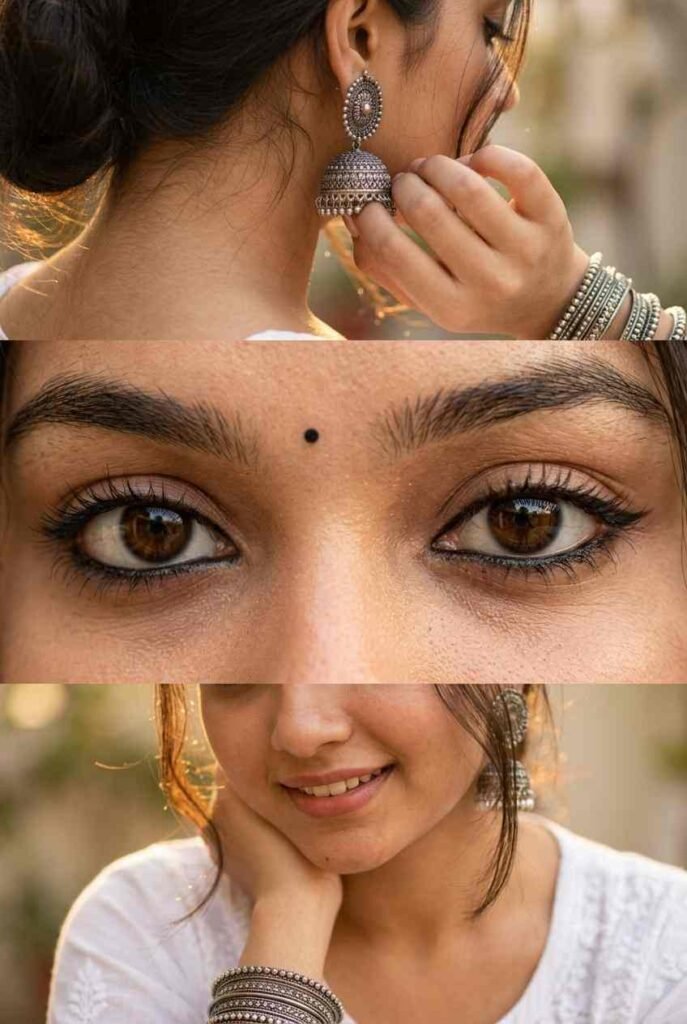 Beautiful Jhumka Portrait AI Photo Editing Prompt 2026 (Copy & Use)